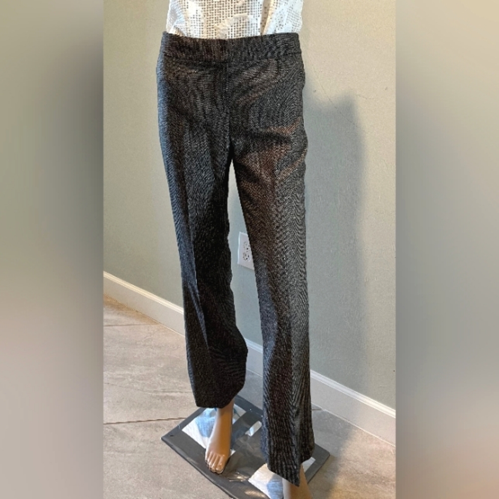 Elie Tahari Brown Tweed Theora Pants  Size‎ 0. New With Tags